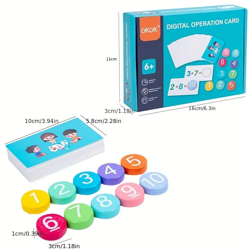 Kids Math Card Matching Game
