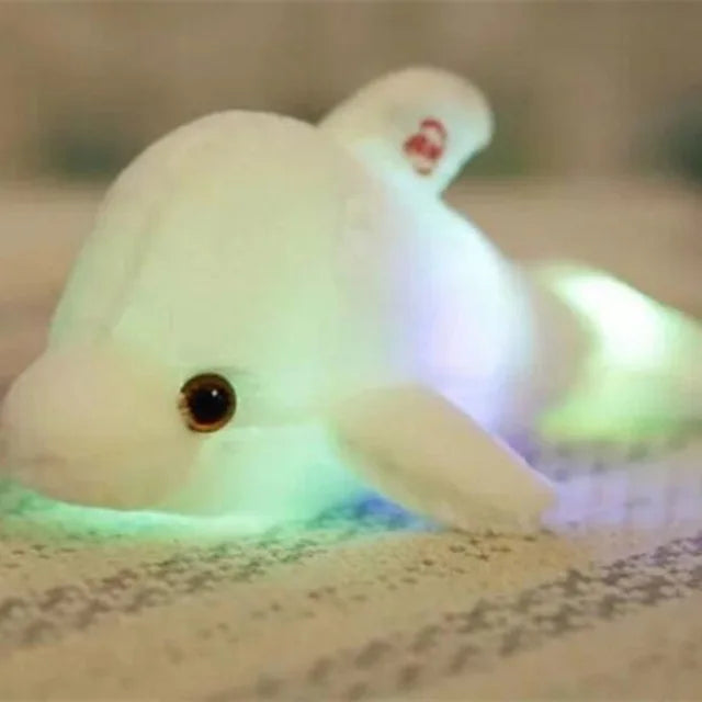 LED Dolphin Plush Pillow