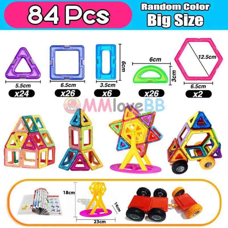 MAGNETIC BUILDING TOY SETS FOR KIDS