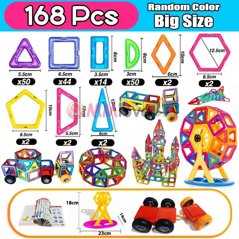 MAGNETIC BUILDING TOY SETS FOR KIDS