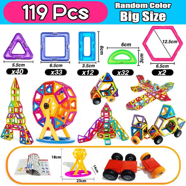 MAGNETIC BUILDING TOY SETS FOR KIDS