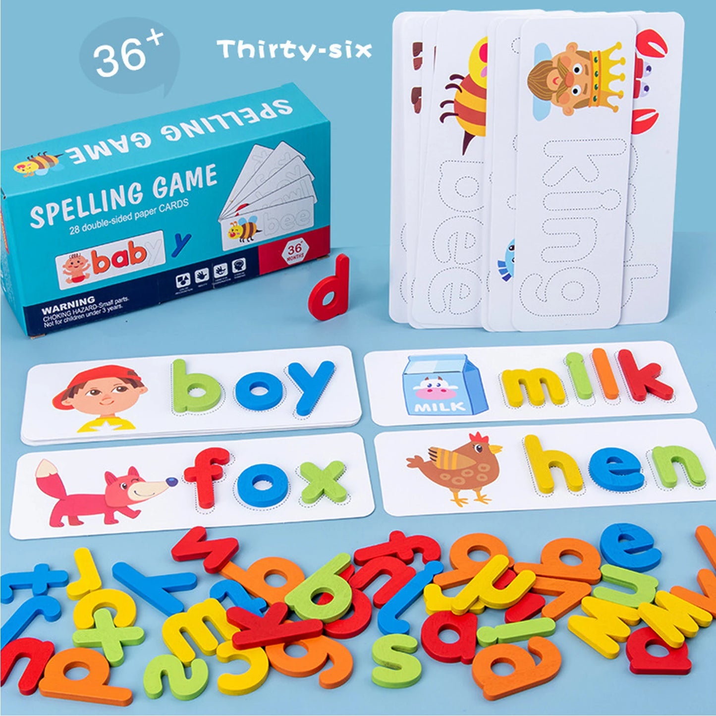 SEE & SPELL LETTER GAME